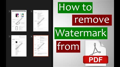 khỏi hình ảnh của mình mà không để lại dấu vết. . Watermark remover from pdf online